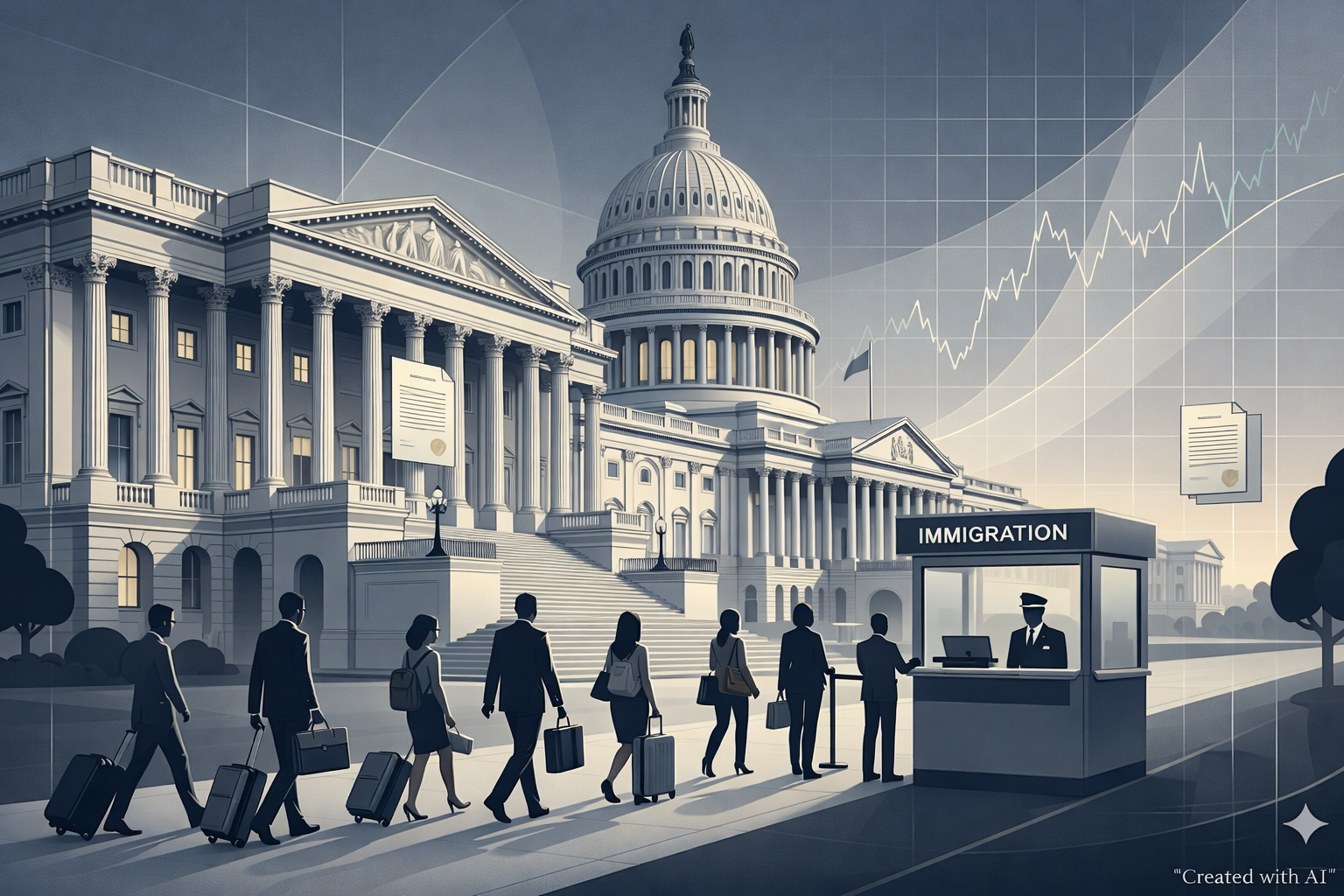 Visualizing the U.S. Attorney General Change Impact on the economy and business.